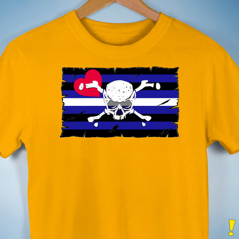 Leather Pride Pirate Flag Premium Unisex T-Shirt